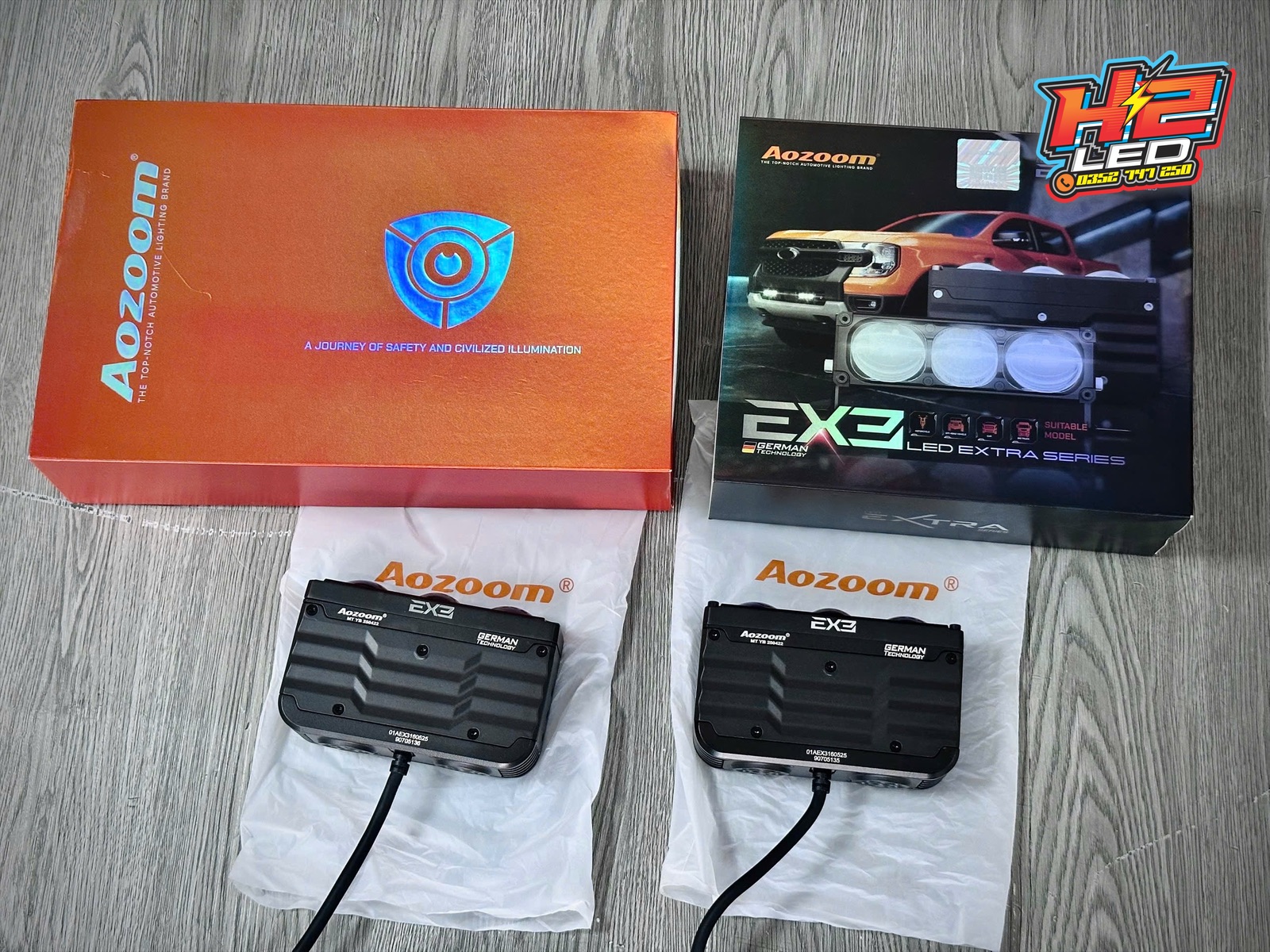 Đèn Aozoom EX3 LED EXTRA LIGHTS - Giá 1 đèn