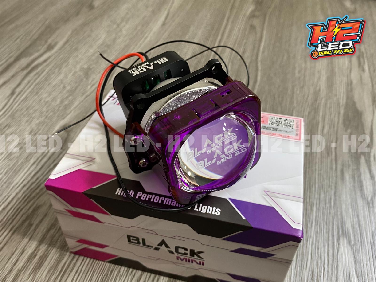 Bi led titan Moto black mini 2.0 (lens vuông)