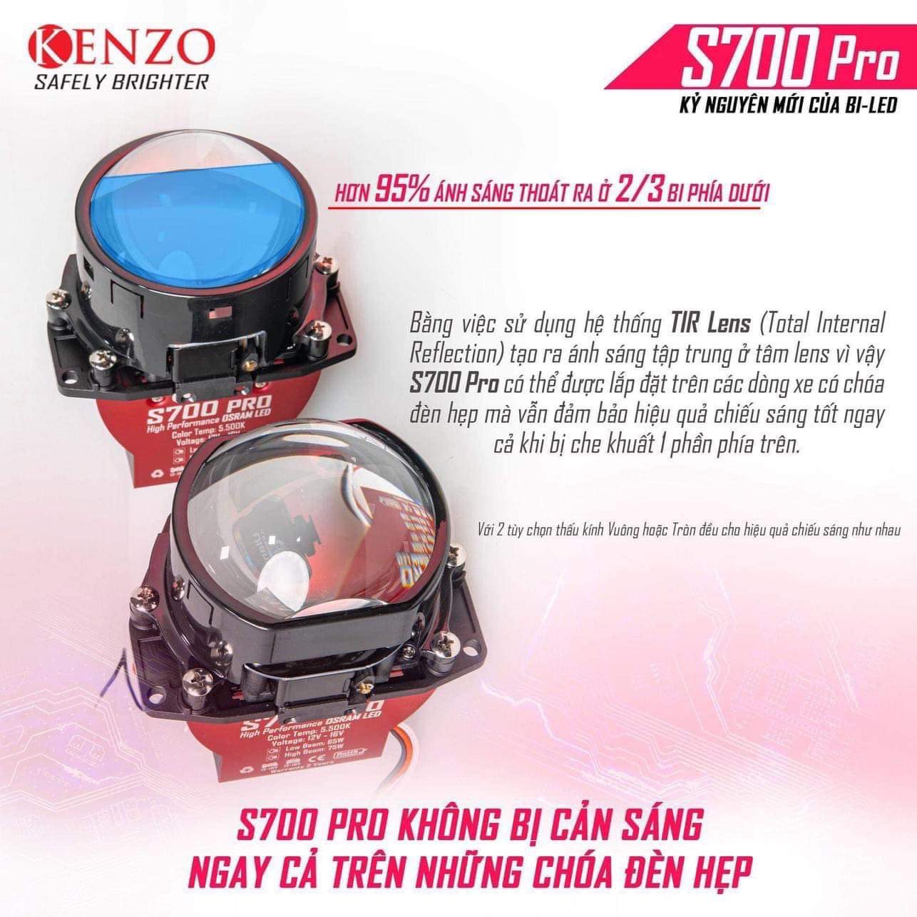Bi cầu Kenzo S700 pro - 85W (Giá 1 cái)