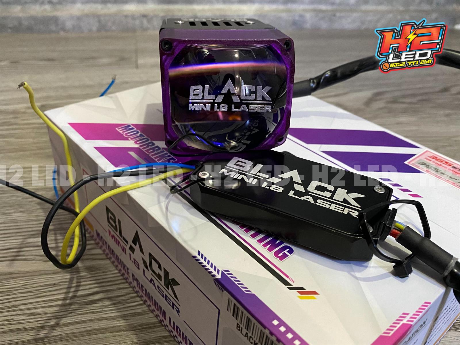 Bi cầu titan black mini 1.8 laser 