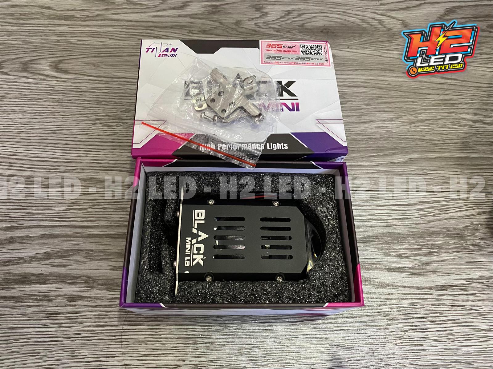 Bi cầu titan black mini 1.8 