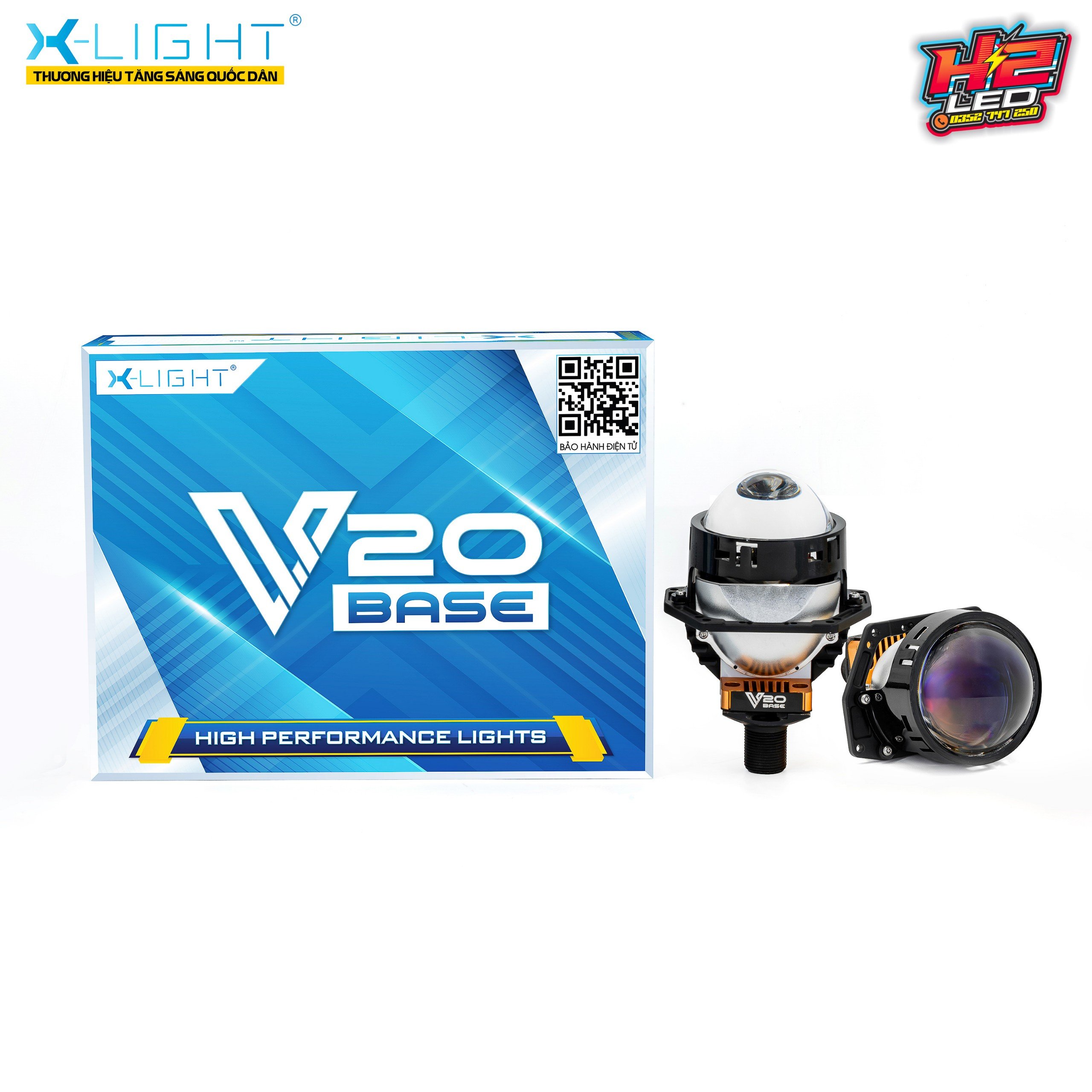 Bi cầu LED X-Light V20 Base (Giá 1 bi)