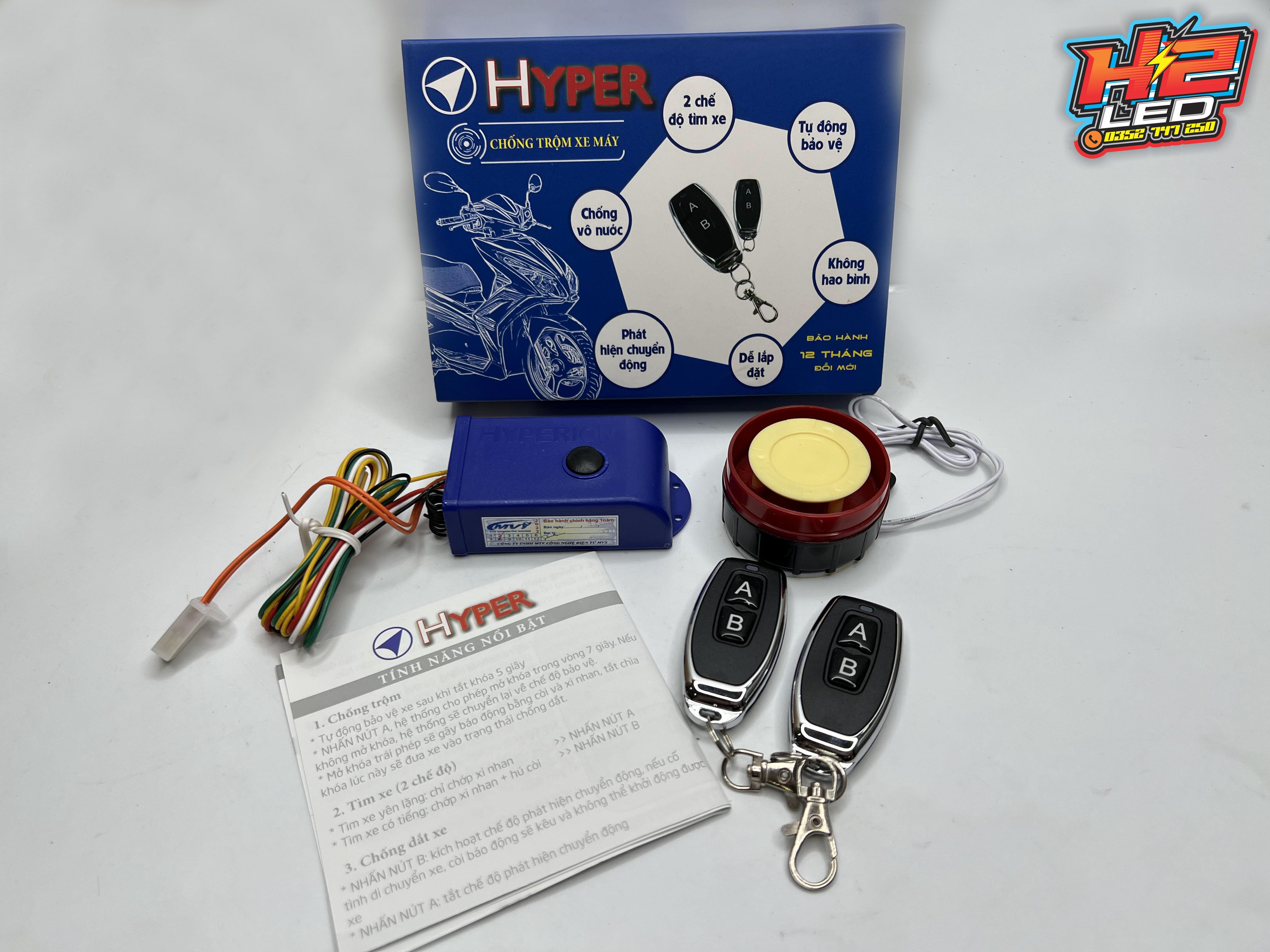 Bộ chống trộm cướp hyper chủ động