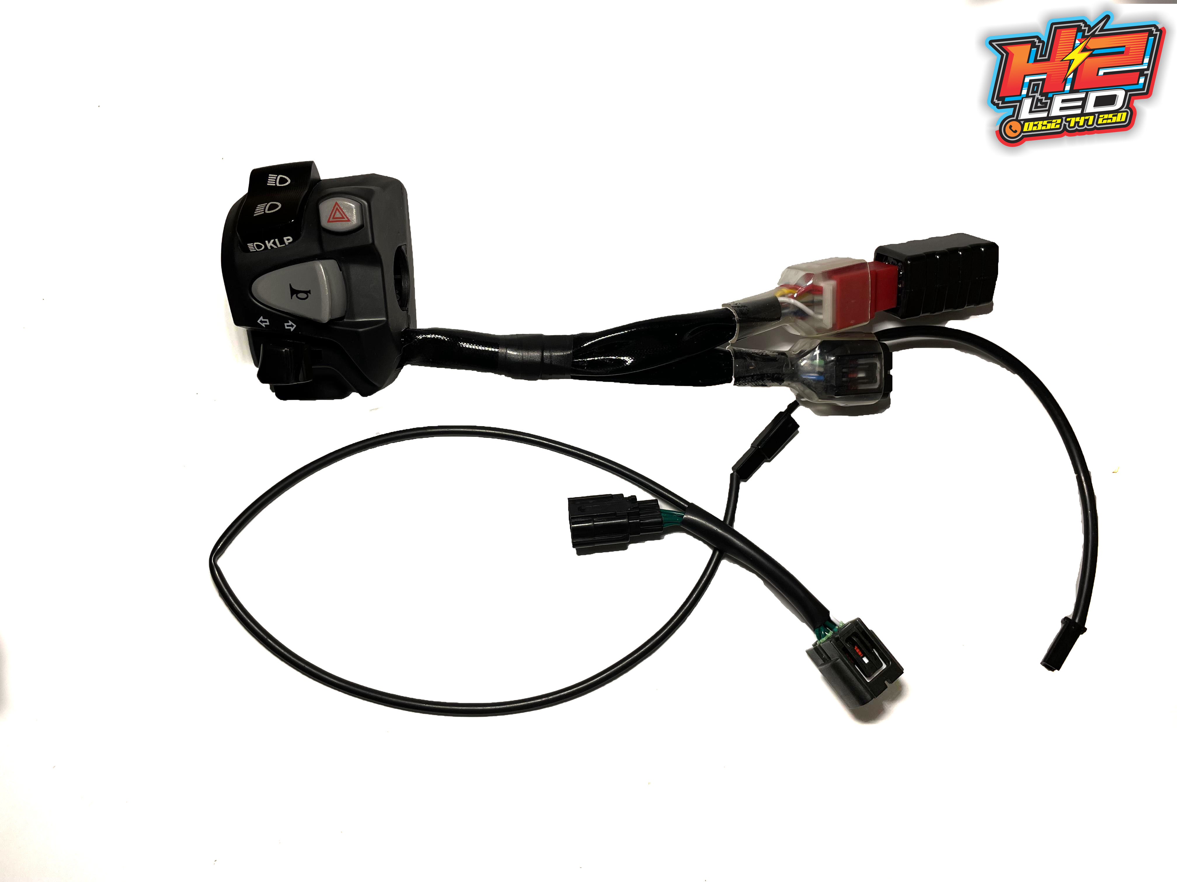 Cùm công tắc trái CB650f ( Nút Passing CNC )