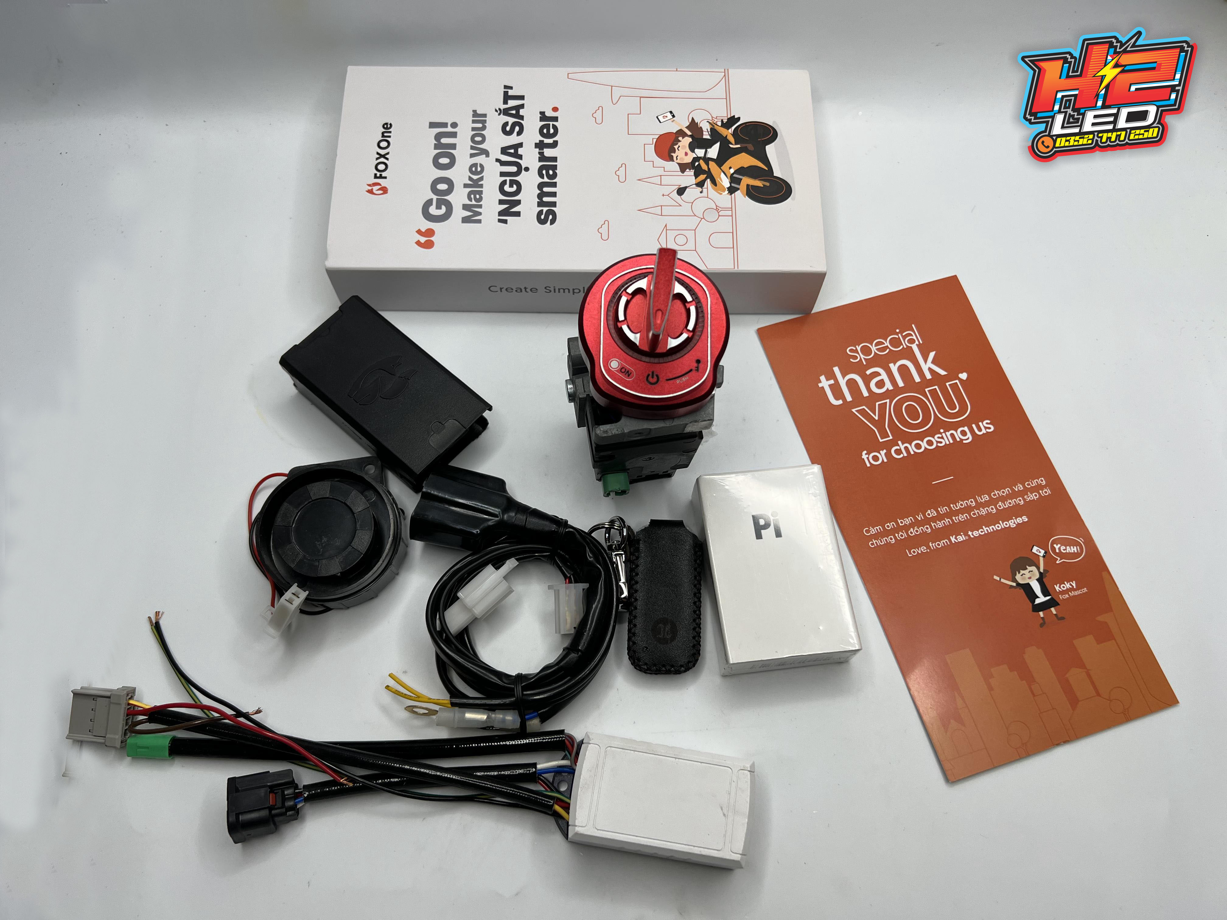 Bộ SMK Fox Pitech ổ CNC gắn cho Wave, Winner, Future...(5 màu tùy chọn)
