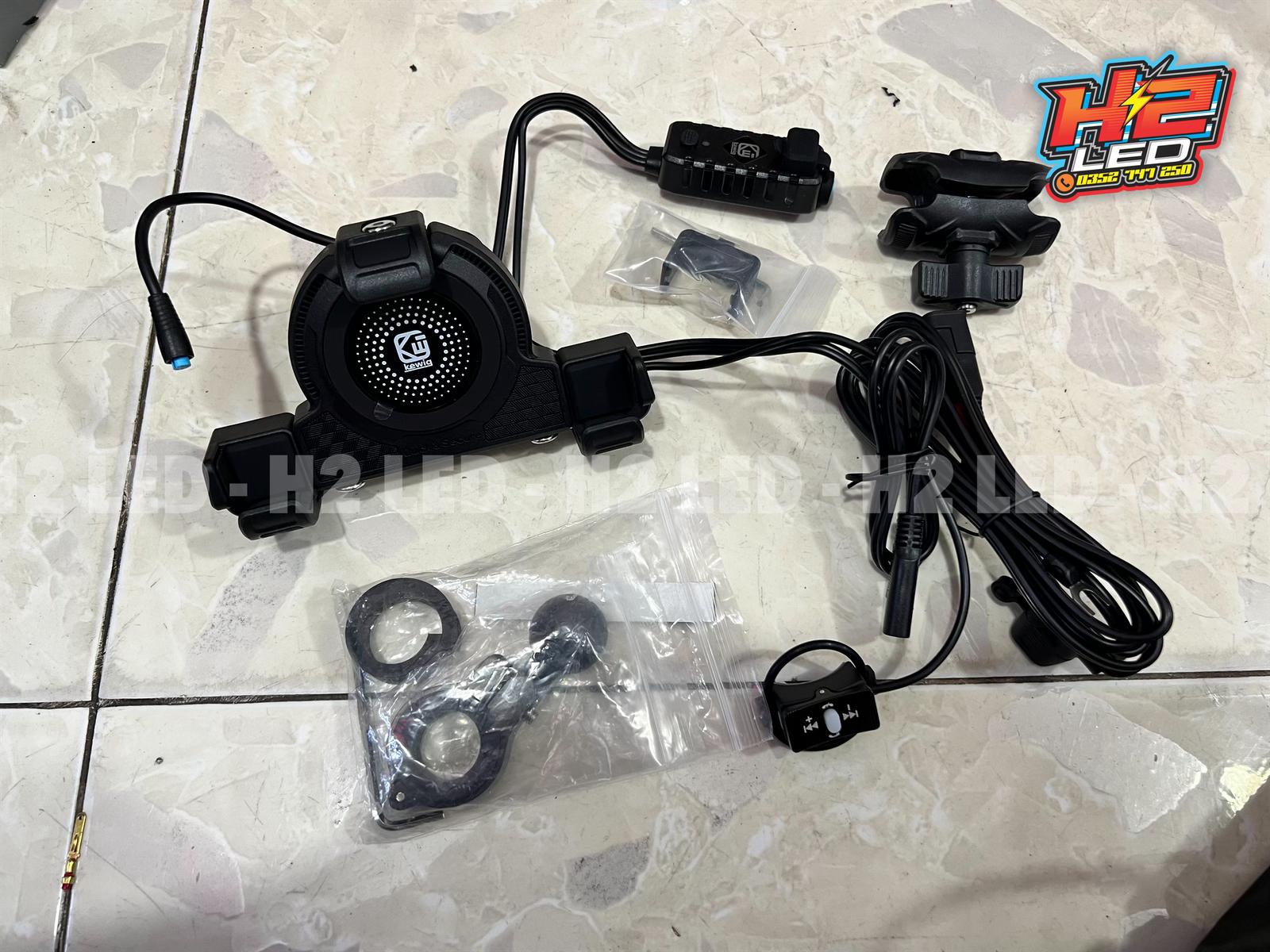 Giá đỡ điện thoại chống rung sạc nhanh không dây + Cổng typeC sạc siêu nhanh + điều khiển Bluetooth (M27 BL)