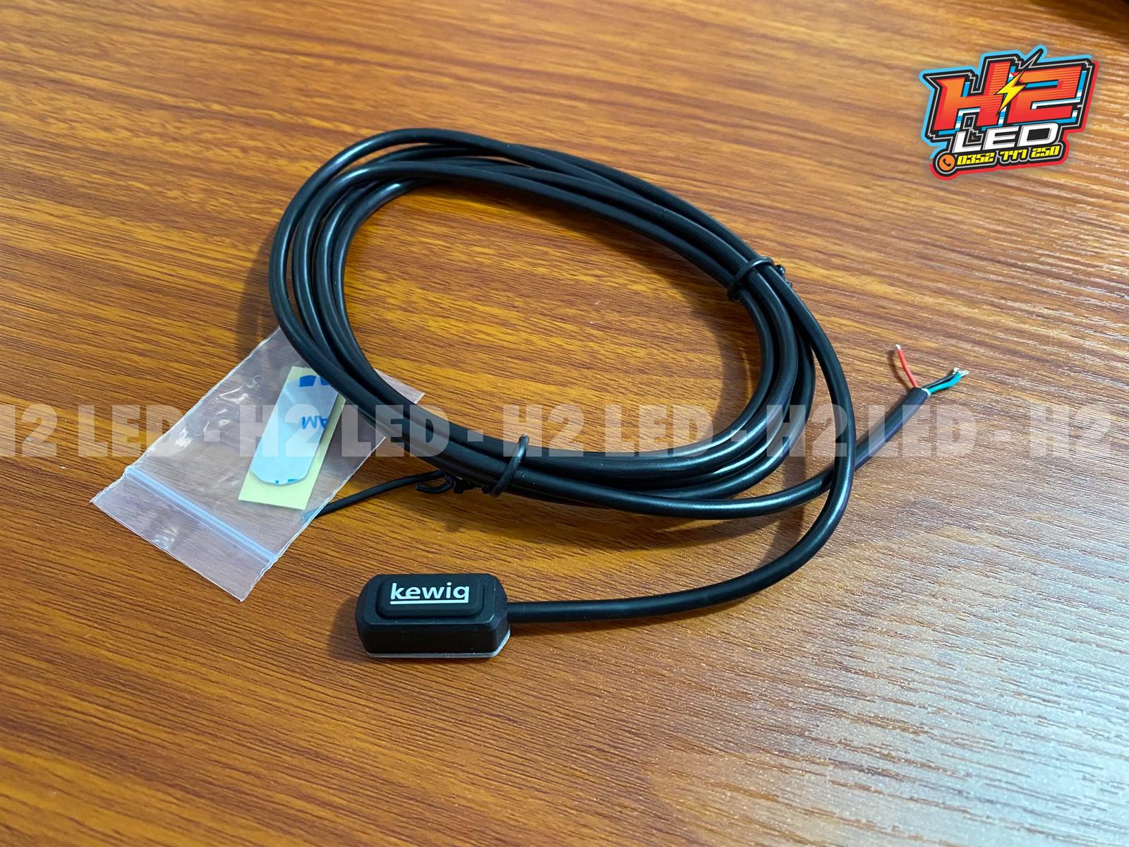 Công tắc dán 1 nút có led kewig