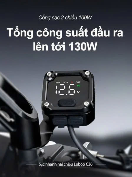 SẠC NHANH HAI CHIỀU LOBOO C36 - H2led