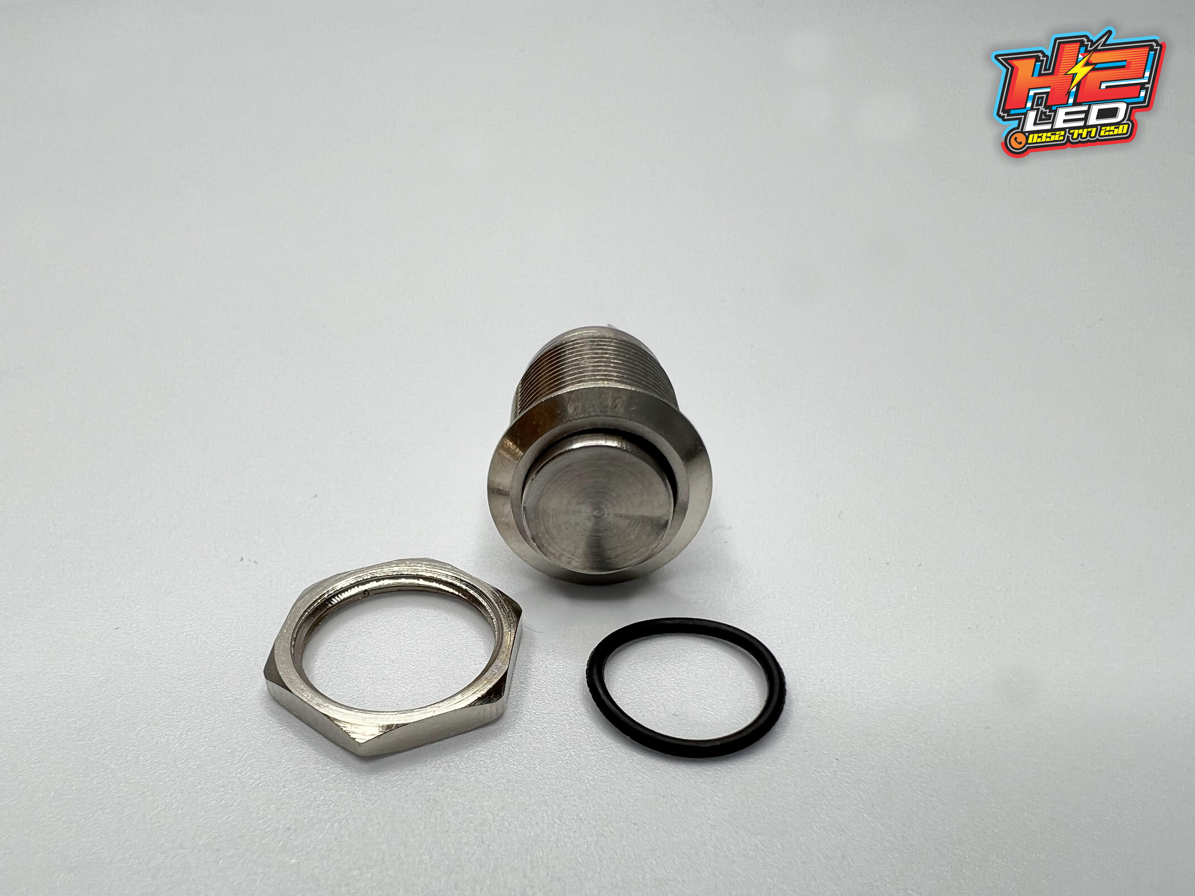 Công tắc Inox nhấn nhả nhỏ 12mm