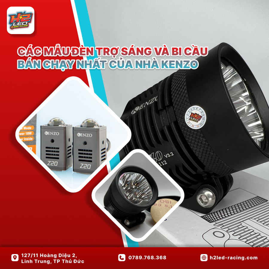 Các mẫu đèn trợ sáng và bi cầu bán chạy nhất của nhà Kenzo
