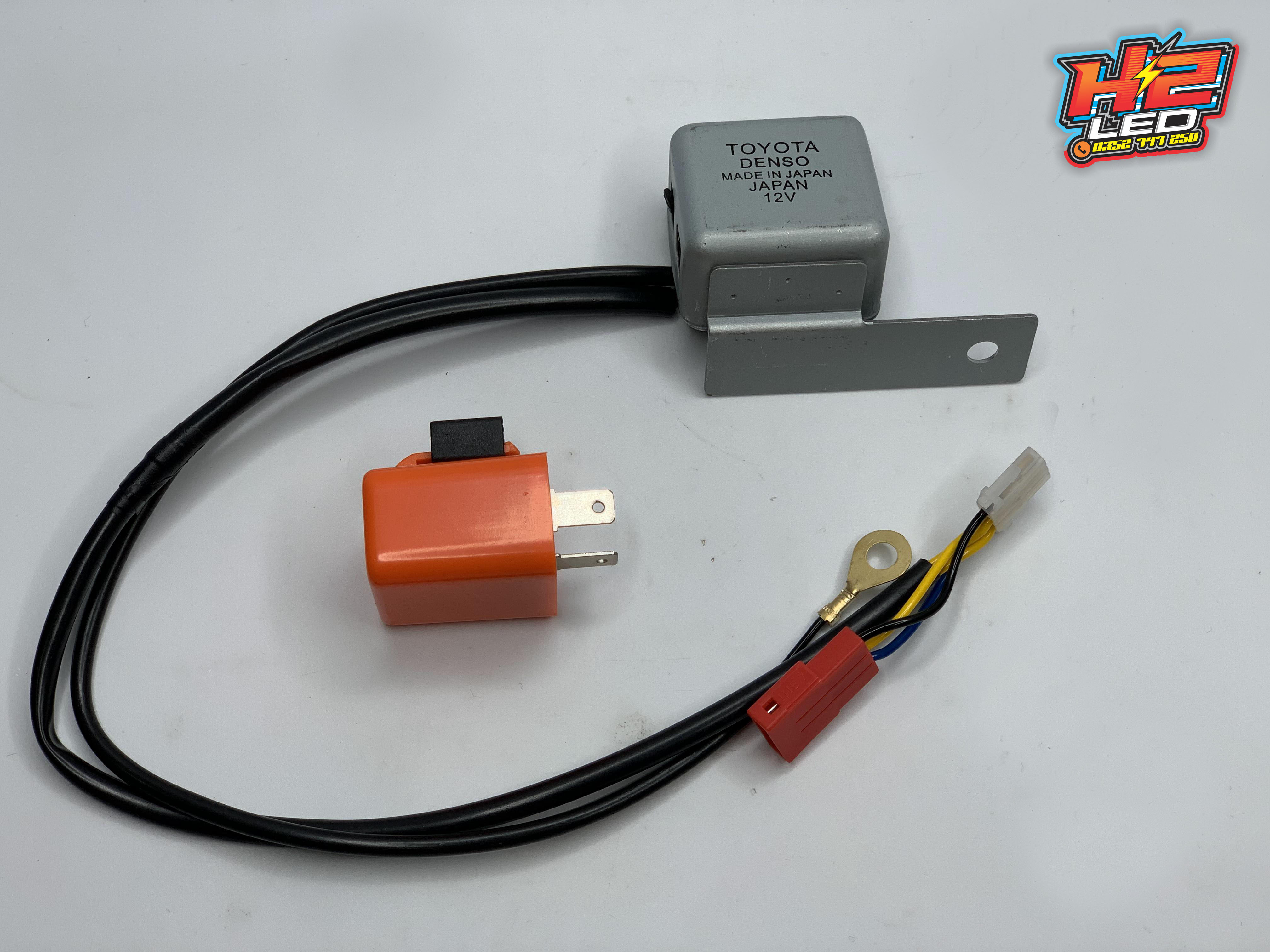 Combo cục chớp và ting tong gắn cho xe Honda