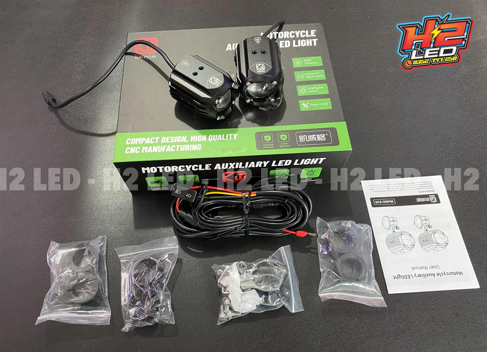 Bộ đèn trợ sáng Kewig K10
